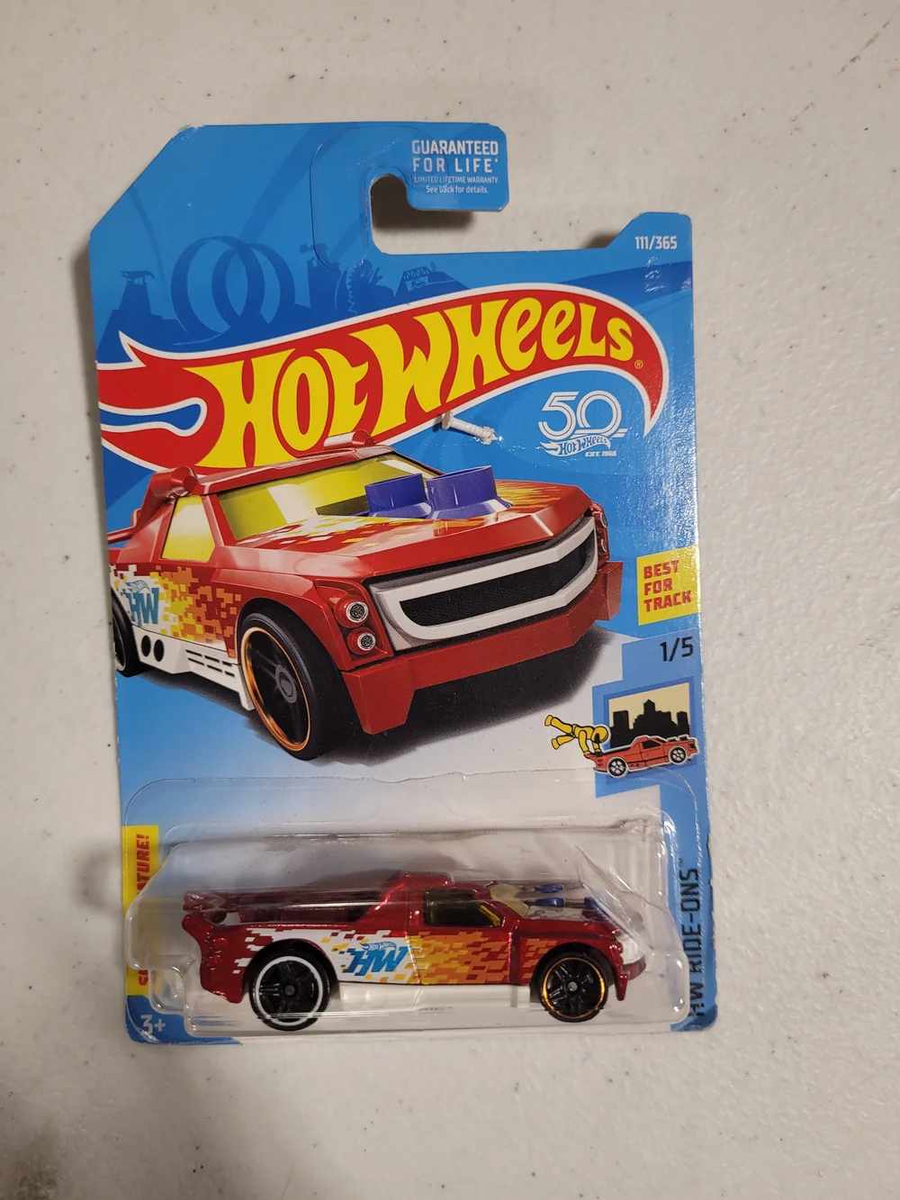 Hot Wheels Red Race Truck Toy - Collectible Kids Vehicle